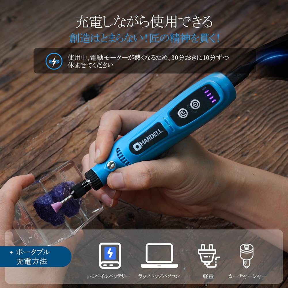 ミニ四駆evoIution NEOリュータ！ Amazon | HARDELL ミニルーター 4V 5段変速 18000RPM リューター